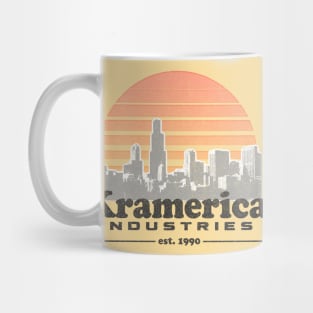 Kramerica Industries / Faded (Black) 90s Style Logo Original Design Mug